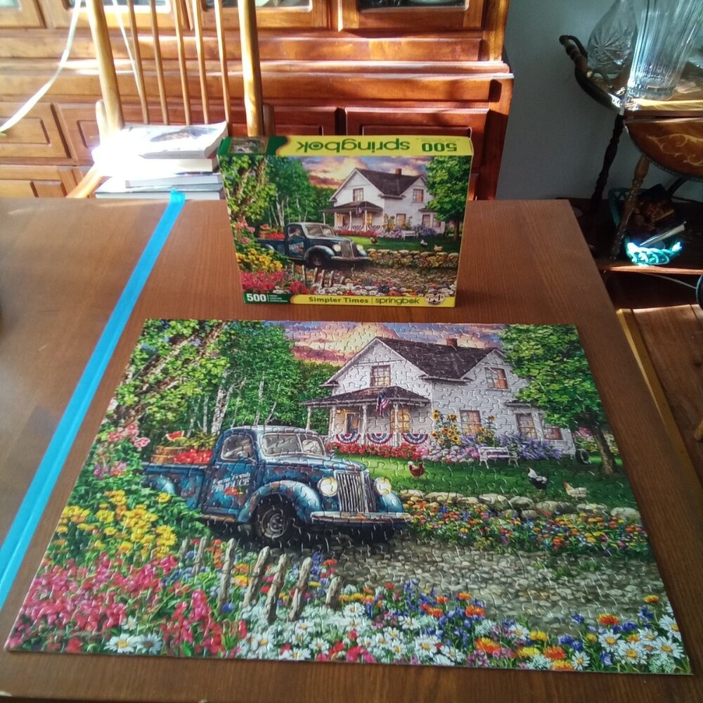 Springbok Simpler Times 500pc Puzzle - Picture 2 of 2